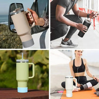 Silicone Insulated Cup Protective Sleeve For 40oz 30oz 20oz Water Bottle Silicone Boot Bottom Sleeve Cover Non-Slip Cup Sleeve Good Vibrations Adult Super Store