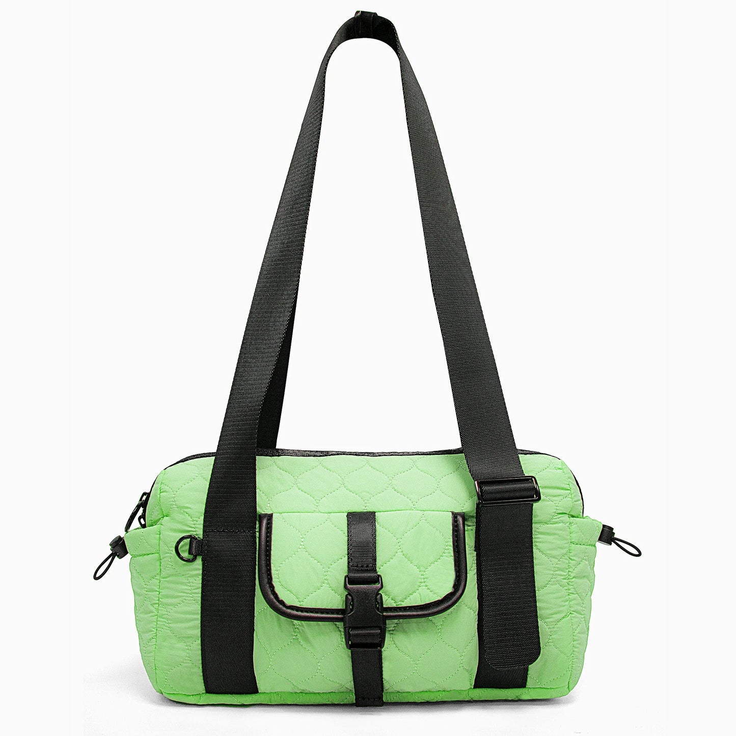 Small Travel Duffle bag Women men,Gym bags with zipper Compartment for Phone Workout Shopping Hospital Handbag Lightweight bag Good Vibrations