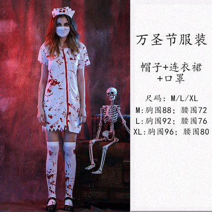 Women Halloween Vampire couple uniform Purim Cosplay Costumes men Horror Ghost Dead Zombie Corpse Bride costume Dress adult Good Vibrations