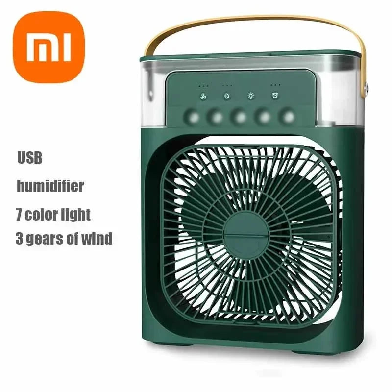 Xiaomi 3-in-1 Portable Fan Air Conditioners Fan With LED Night Light Household Small Air Cooler For Office Home Adjustable Fan Good Vibrations