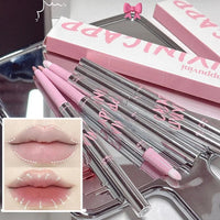 Nude Lip Liner with Lip Brush Cappuvini Korean Style Lip Makeup Long Last Velvet Matte Lipstick Good Vibrations
