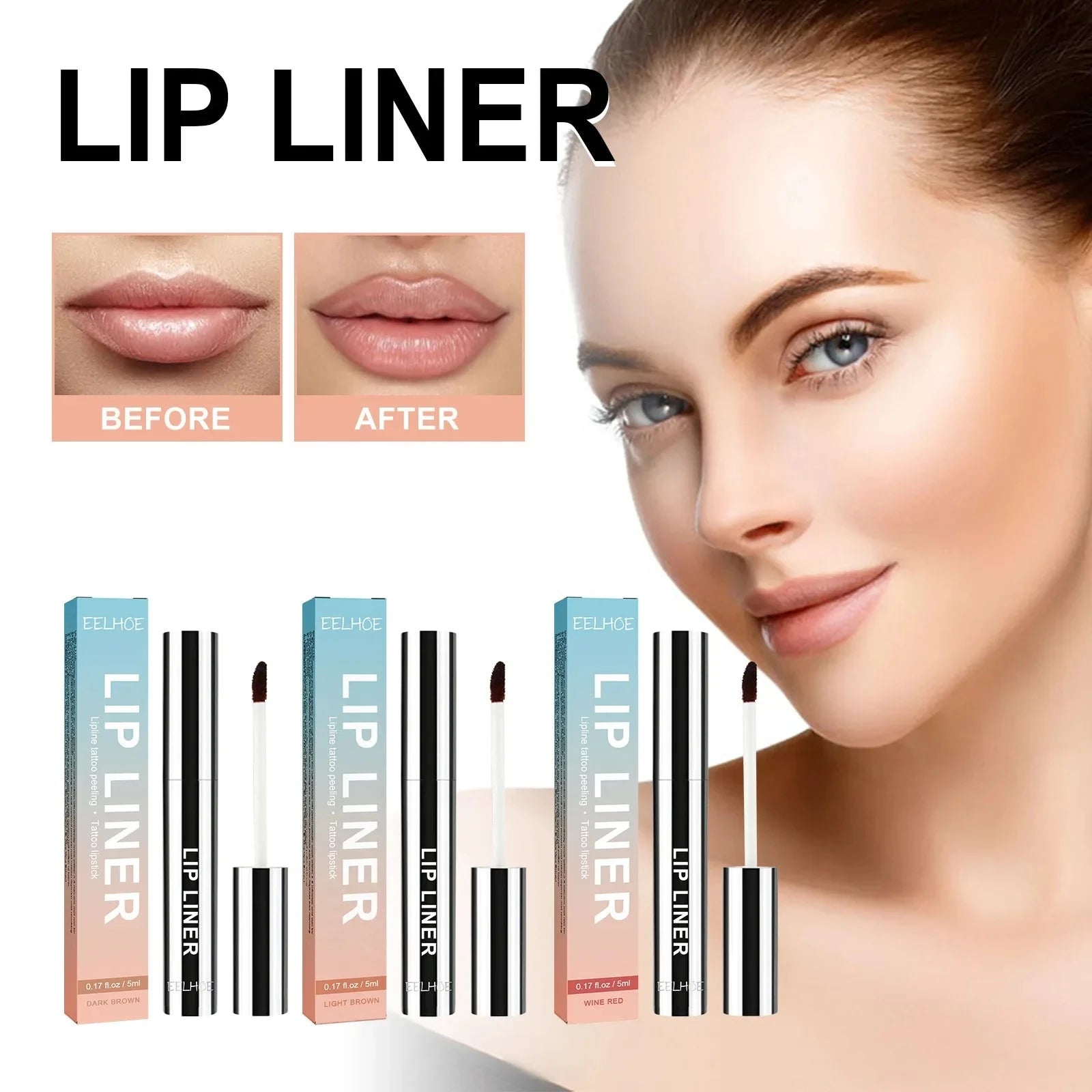 3 Colors Peel Off Lip Liner Tattoo Waterproof Long Lasting Matte Non-Stick Cup Lip Tint Sexy Red Contour Lips Make Up Cosmetics Good Vibrations