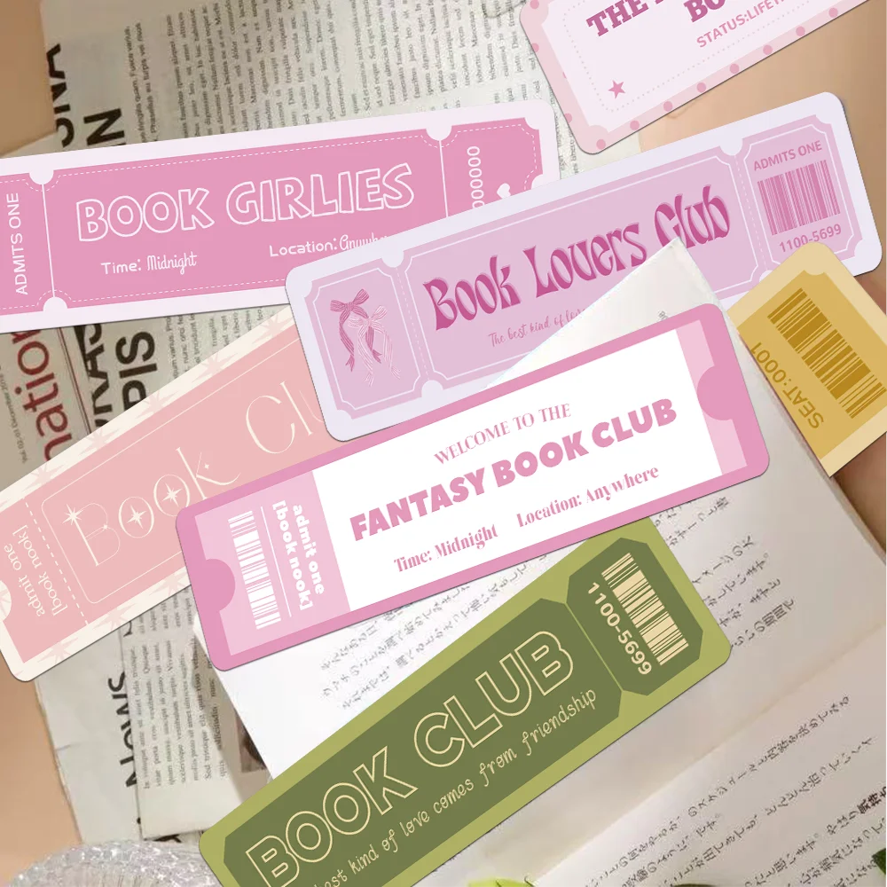 30pcs book lovers bookmarks creative literary students reading books marking office supplies decoration DIY handbook material Good Vibrations