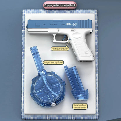 Electric Water Gun Toys Bursts Children's High-pressure Strong Charging Energy Water Automatic Water Spray Children's Toy Guns Good Vibrations
