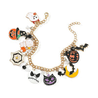 Horror Charms Bracelet Halloween Figure Pendant Bangles Bracelets for Women Men Jewelry Collection Gift Good Vibrations
