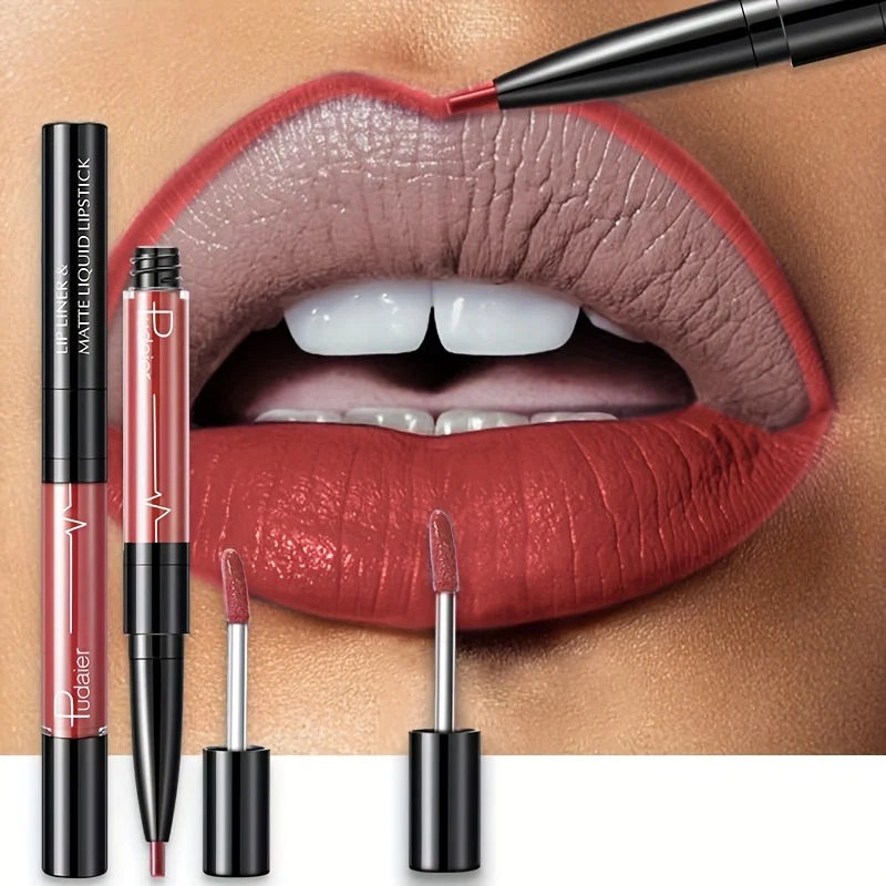 Ultra-Precise Waterproof Lip Liner - Lip Liners with High Pigment, Smooth, Sweatproof, Long-Lasting Wear for Perfect Lip Contour Good Vibrations
