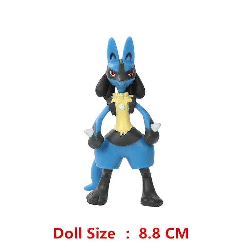 Pokemon 4-13Cm New Cartoons Movie Anime Figure Pikachu Mewtwo Charmander Blastoise Gurado Pet Action Model Toy Gifts Good Vibrations