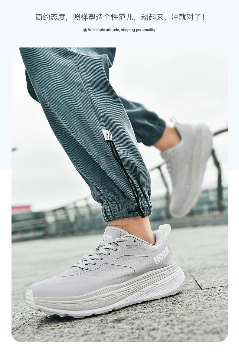 Men's Shoes Sneakers Running Shoes for Men Unisex Women Casual Walking Lace-up Training Lightweight Dark Blue Fashion Lifestyle Good Vibrations