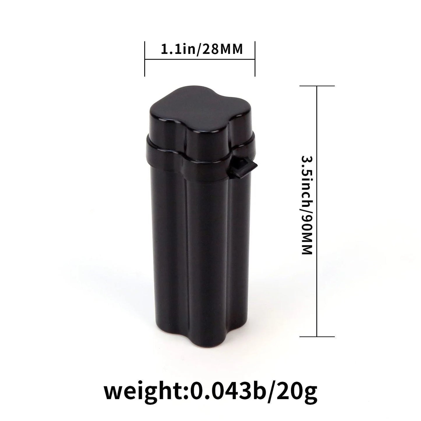 Flip-top Cigarette Case Kit with Three Holes for Easy Storage and Carrying Around Smoking Accessories Good Vibrations
