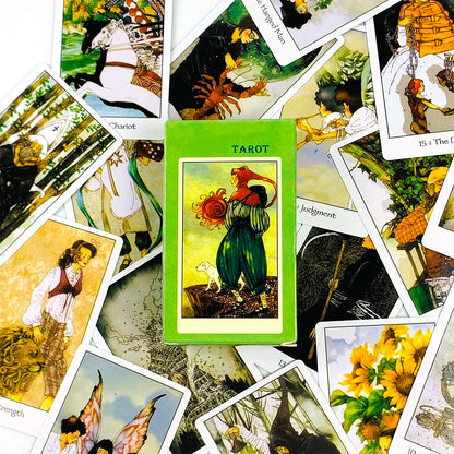 Tarot Cards A Traditional Tarot Cards With Contemporary Artistic Cards Game, Perfect For Divination,Meditation& Gift Giving Good Vibrations