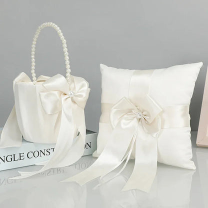 20x20cm White Lace Wedding Ring Pillow Romantic Ring Pillow Alliance Bridal Ring Bearer Pillow Cushions Decoración de bodas Good Vibrations