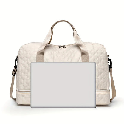 Lightweight Luggage Bag, Large Capacity Travel Duffle Bag Gym Tote Bags, Shoulder Weekender Overnight Bag Good Vibrations Adult Super Store