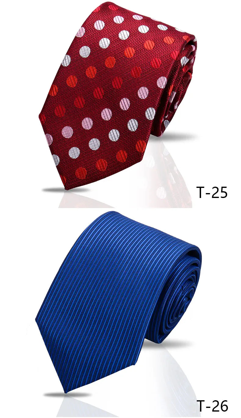Elegant Ties For Men Fashion Item Necktie High Quality Classic Men Tie Suit Accessories Wedding Gifts Business Party Wholesale Good Vibrations