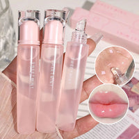 Plumping Jelly Lip Gloss Lasting Moisturizing Transparent Lip Oil Water Light Mirror Liquid Lipstick Women Lips Makeup Cosmetics Good Vibrations