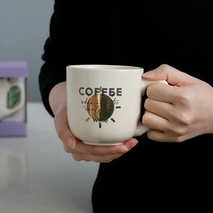 First Call & Last Call Gifts Sets Novelty Products Trends Cute Wine Glass & Coffee Mugs Ceramic Creative Set Items for Gifting Good Vibrations