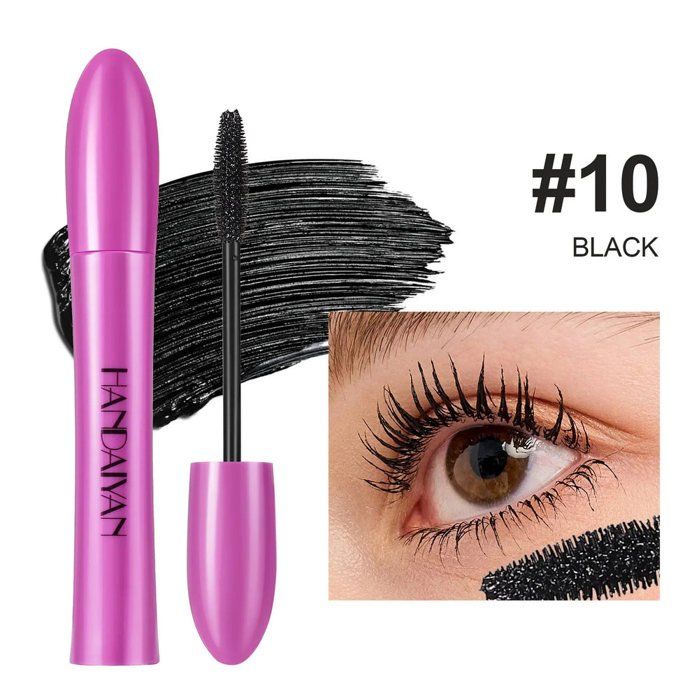 Colorful Silk Mascara Blue Red Black Cream Length Waterproof Smudge-Proof Colored Thickening Lengthening Curling Makeup Cosmetic Good Vibrations