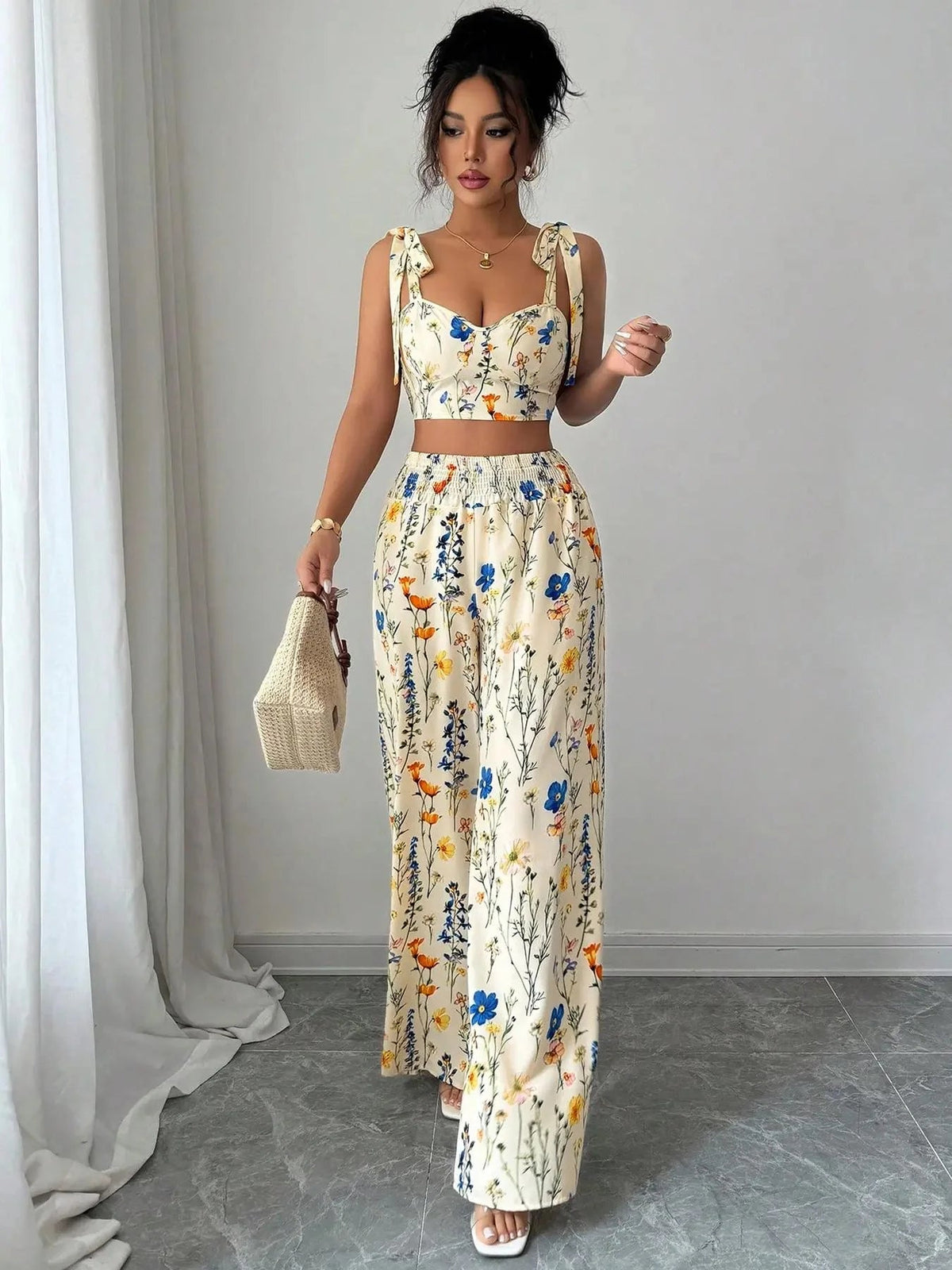 Women's Two-Piece Set, Stylish and Comfortable for Casual Wear, Perfect for Any Occasion, Trendy Look for Women Good Vibrations