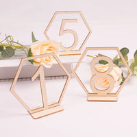 Wedding Number Wooden Table Place Card Rustic Wedding Engagement Reception Seat Decoration Number Signs Event party supplies Good Vibrations