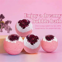 Bath Bomb Set Moisturizing Peeling Skin Care Bath Ball with Essential Oils And Bath Salts Handmade Bubble Ball Gift for Relaxing Good Vibrations