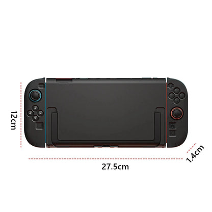 New Portable Silicon Case with Stand Protective Case Sleeve Handle Grip Cover Protective Shell for Switch 2 Game Accessories Good Vibrations