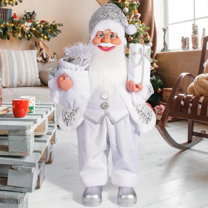 Christmas decoration standing Santa Claus doll ornaments Happy Date Christmas Santa Claus Figurine Decor party Ornament Gift Good Vibrations