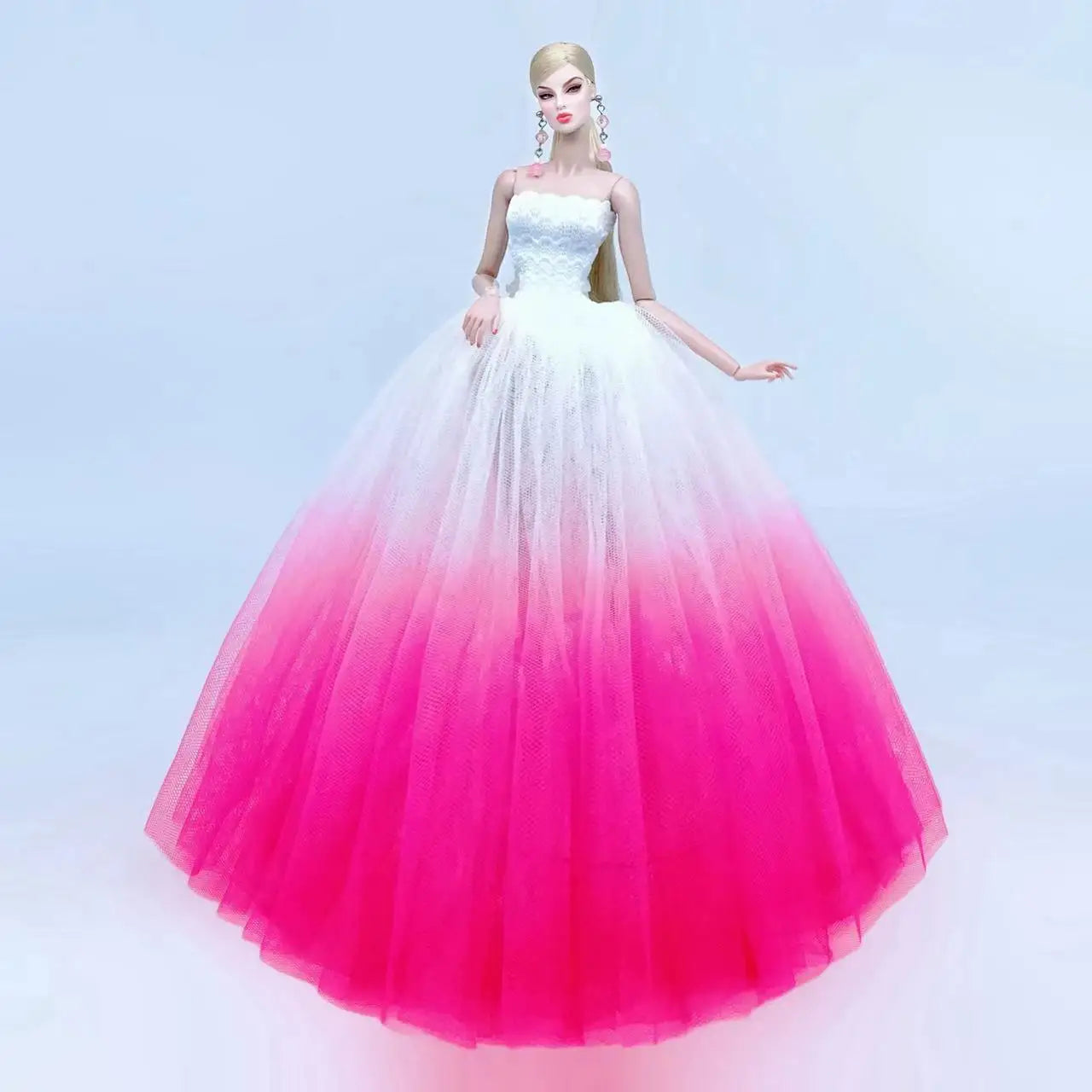 fashion for barbie elegant lady wedding dress for 30cm doll clothes princesa for bjd 1/6 dress long dress accessories Good Vibrations