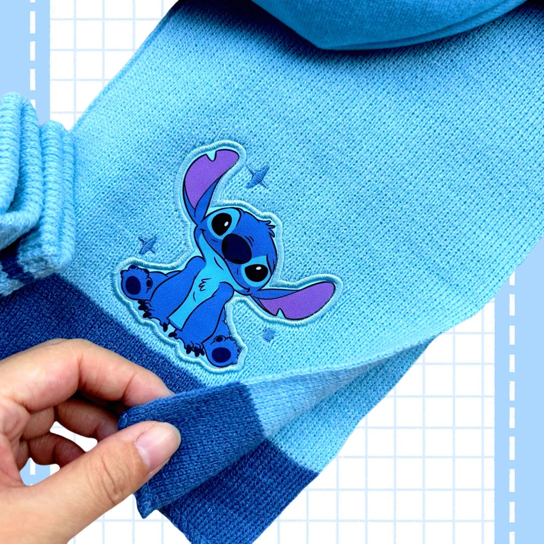 New Autumn Winter Children Hat Pinstripe Stitch Cartoon Scarf Hat Glove Warm knitted hat Boy Girl Cap Child Christmas Hat Good Vibrations