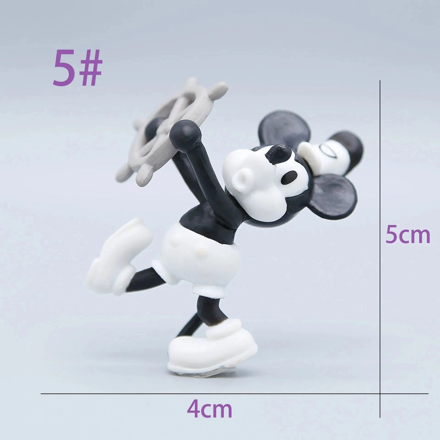 Disney Kawaii Mickey Mouse Doll Anime Figurine Cute PVC Action Fiugre Collection Ornament Children Xmas Gifts Table Ornaments