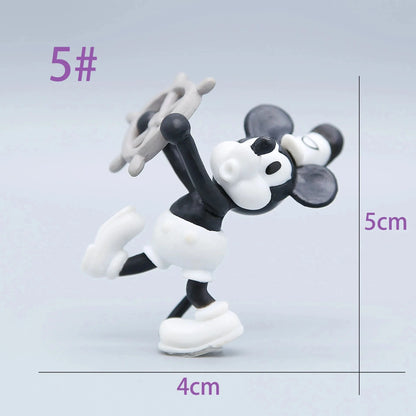 Disney Kawaii Mickey Mouse Doll Anime Figurine Cute PVC Action Fiugre Collection Ornament Children Xmas Gifts Table Ornaments
