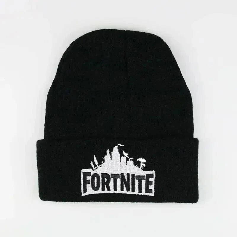 Fortnite Hats Knitted Solid Cute Anime Hat Lady Autumn Female Caps Warmer Bonnet Men Casual Cap Good Vibrations
