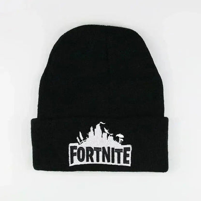 Fortnite Hats Knitted Solid Cute Anime Hat Lady Autumn Female Caps Warmer Bonnet Men Casual Cap Good Vibrations
