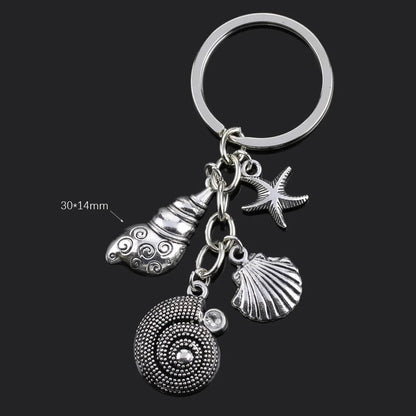 Fashion Animal Women Keychain Car Moon Cat Dog Love Heart Key Chain Friends Gift Jewelry Bag Pendant Wing Evil Eye Angel Turtles Good Vibrations