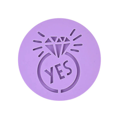 Bride To Be Mr Mrs Wedding Cookie Cutter Stamp Love Biscuit Embossed Mould Bridal Shower Party DIY Fondant Cake Decorating Tools Good Vibrations