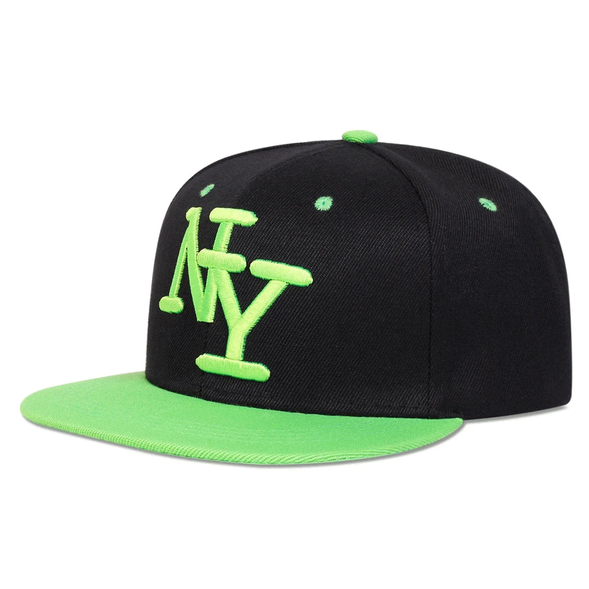 Unisex NY Letter Embroidery Hip-hop Hats Spring Autumn Outdoor Adjustable Casual Baseball Caps Sunscreen Hat Sports Cap Good Vibrations
