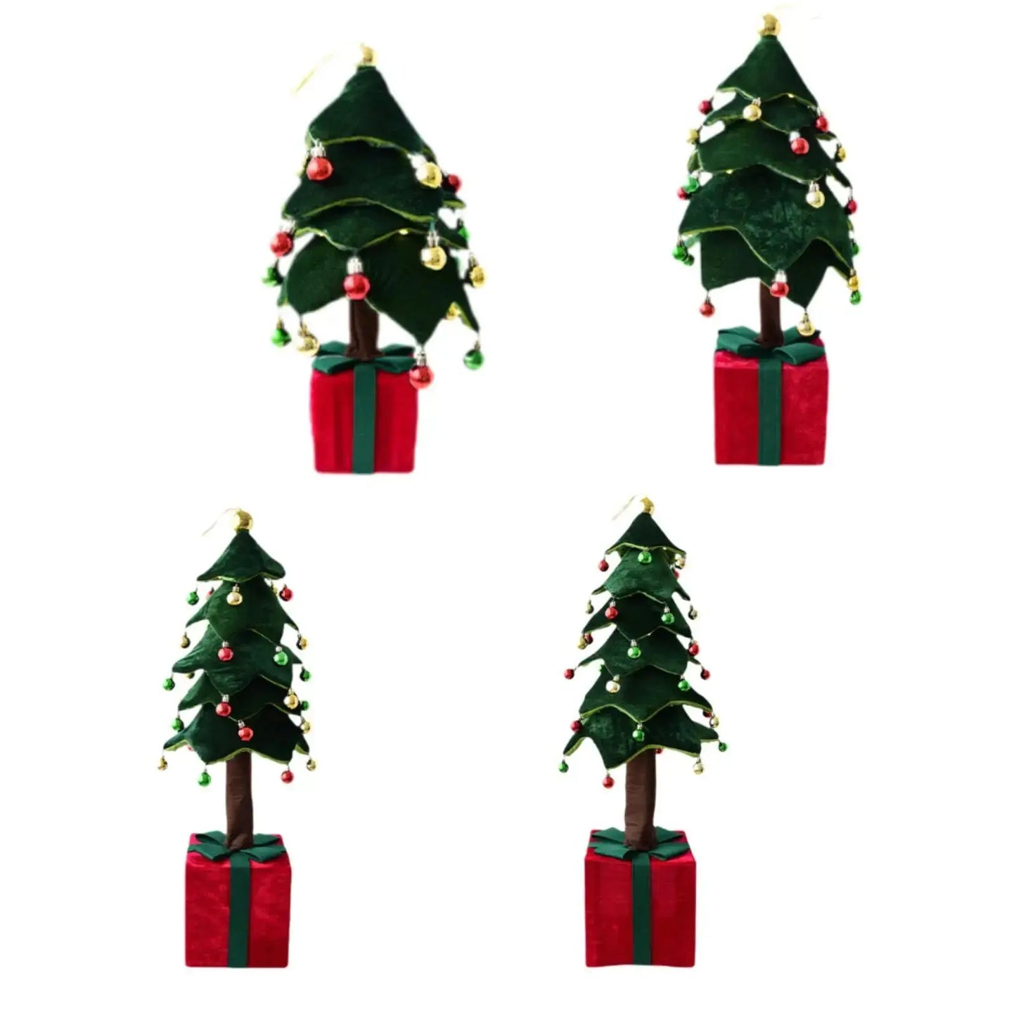 Artificial Christmas Tree Home Decor Gift Decorative Crafts Tabletop Centerpiece for Party Bedroom Indoor Dining Room Table Good Vibrations