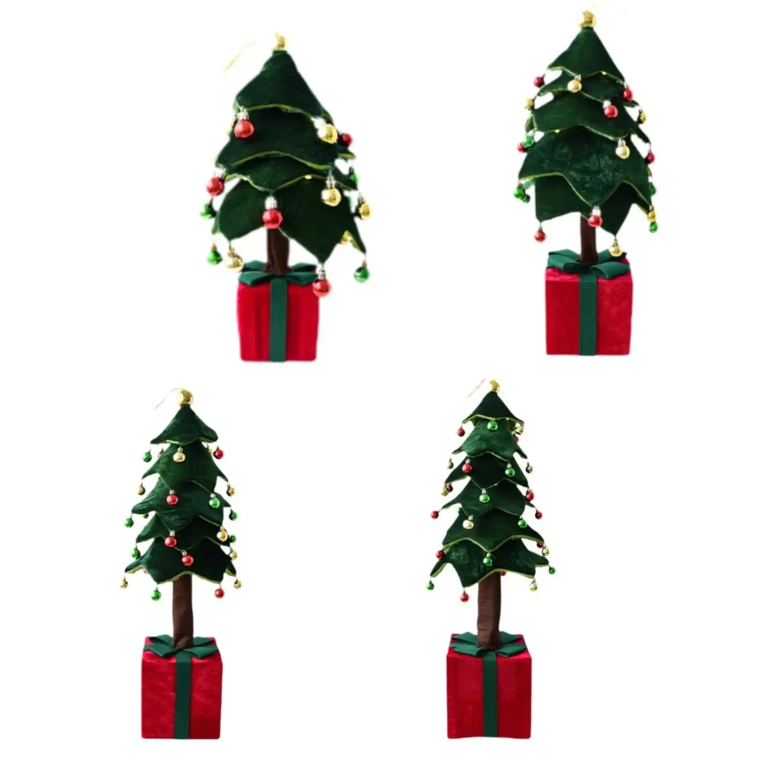 Artificial Christmas Tree Home Decor Gift Decorative Crafts Tabletop Centerpiece for Party Bedroom Indoor Dining Room Table Good Vibrations