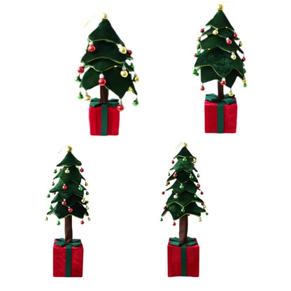 Artificial Christmas Tree Home Decor Gift Decorative Crafts Tabletop Centerpiece for Party Bedroom Indoor Dining Room Table Good Vibrations