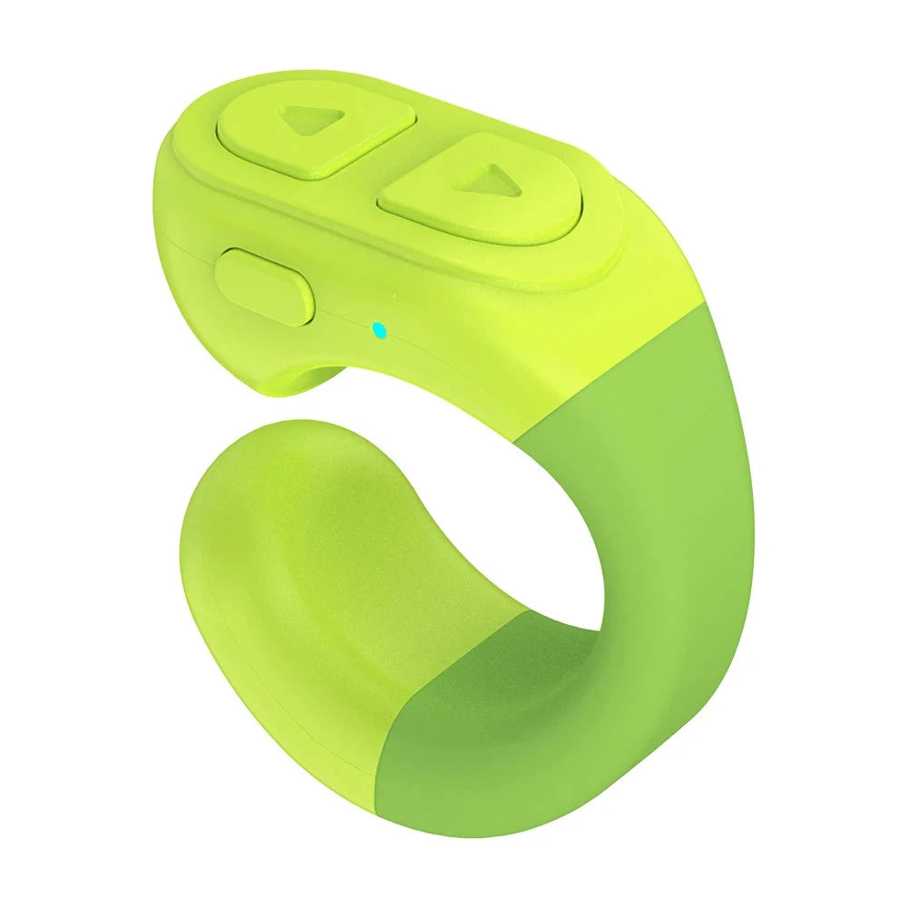 For TikTok Scrolling Ring Remote Page Turner Clicker Kindle App For TIK Tok Ring with Stand Bluetooth-Compatible for IPhone Ipad Good Vibrations