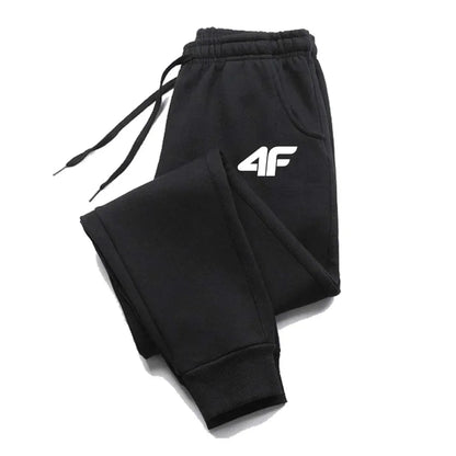 4F Men's Creativity Printed Jogging Pants, Fitness Joggers, Running Pants, Training Sport Trousers, Sportswear Sweatpants, Good Vibrations