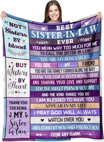 Gifts from Daughter Son for Mother's Day Birthday Mom Gifts Anniversary Unique Gifts for Mom Super Soft Flannel Throw Blankets Good Vibrations