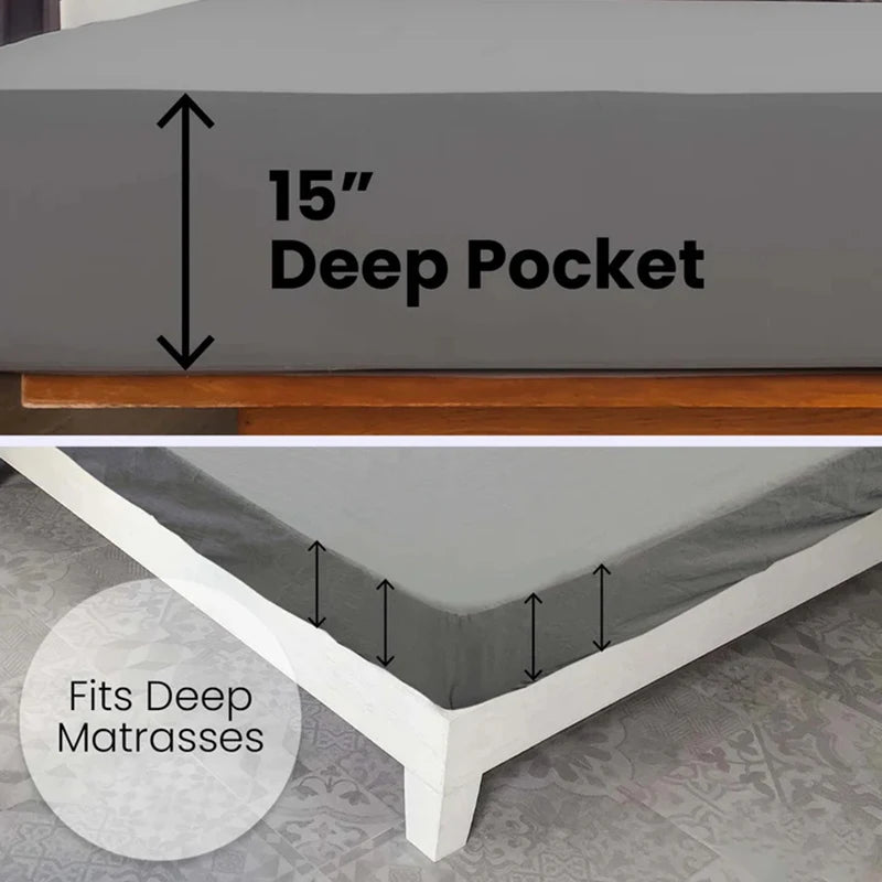 Grounding Sheet for Better Sleep - Cotton and Silver Conductive Fitted Sheet with Grounding Cord, Machine Washable for Twin Good Vibrations