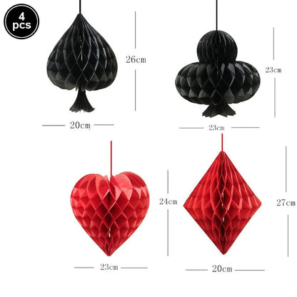 Casino Theme Party Decorations Las Vegas Hanging Poker Cube Dice Hanging Casino Party Ceiling for Casino Night Decor Supplies Good Vibrations