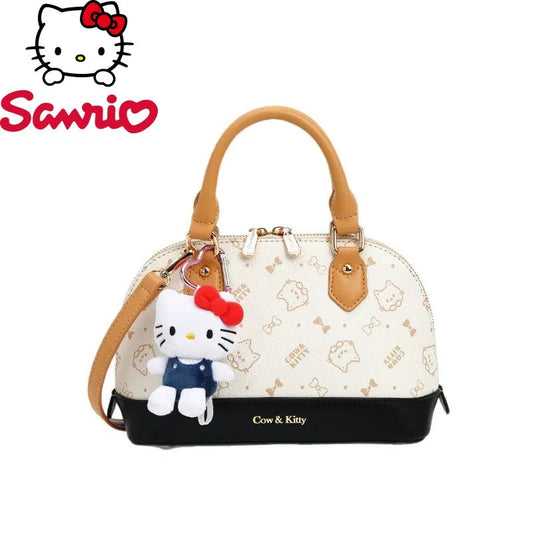 Hello Kitty High-end Light Luxury Niche Single Shoulder Crossbody Bag Suitable for Women Birthday Gifts Handbag Good Vibrations