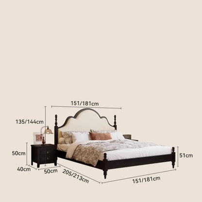 Double Headboard Beds Modern Unique French Lounge Beds Bedroom Sleeping Lounge Muebles Para Dormitorio House Accessories Good Vibrations