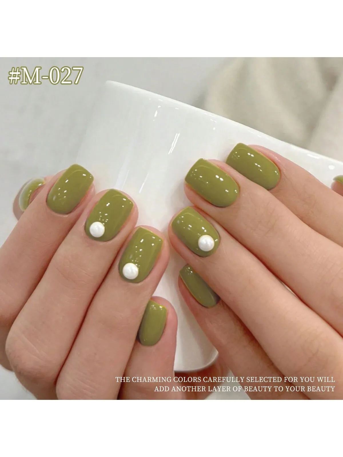Green Forest 9-color set of nail polish gel, popular in autumn and winter, free-wash phototherapy gel, green series small set Good Vibrations