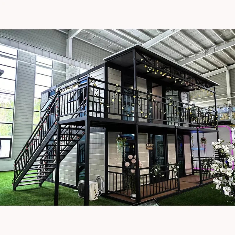 20ft 40ft Expandable Granny Flat Prefabricated Portable Container House Tiny House Prefabricated Foldable Container House Good Vibrations
