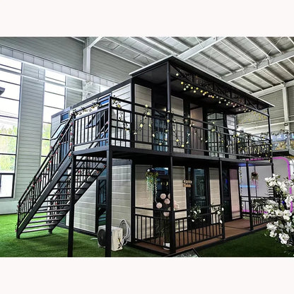 20ft 40ft Expandable Granny Flat Prefabricated Portable Container House Tiny House Prefabricated Foldable Container House Good Vibrations