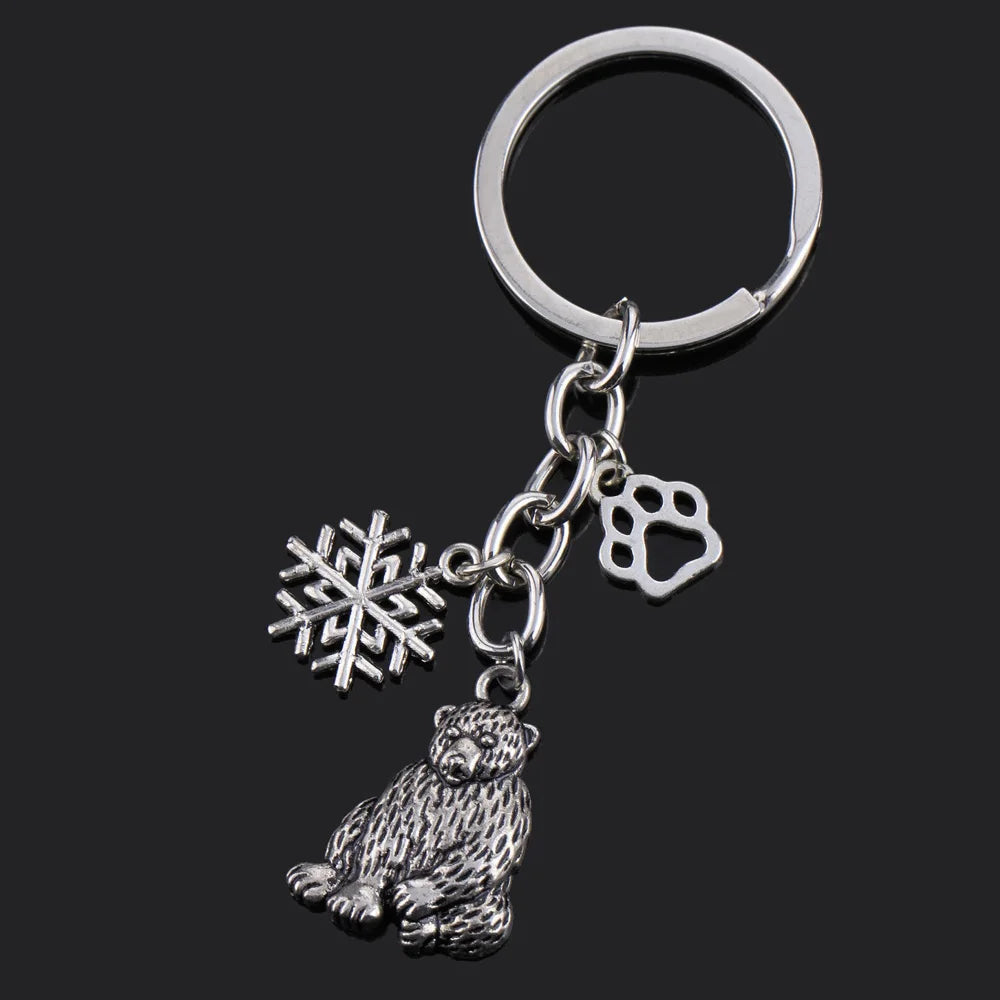 Fashion Animal Women Keychain Car Moon Cat Dog Love Heart Key Chain Friends Gift Jewelry Bag Pendant Wing Evil Eye Angel Turtles Good Vibrations