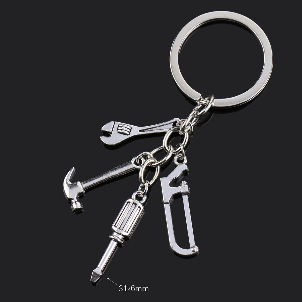 Fashion Animal Women Keychain Car Moon Cat Dog Love Heart Key Chain Friends Gift Jewelry Bag Pendant Wing Evil Eye Angel Turtles Good Vibrations