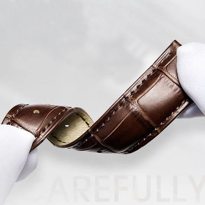 Quick Release *Real Animal Skin* Leather Watch strap13mm 12mm  15mm 17mm 19mm 21m 23mm 24mm 14mm 16mm 18mm 20mm Good Vibrations